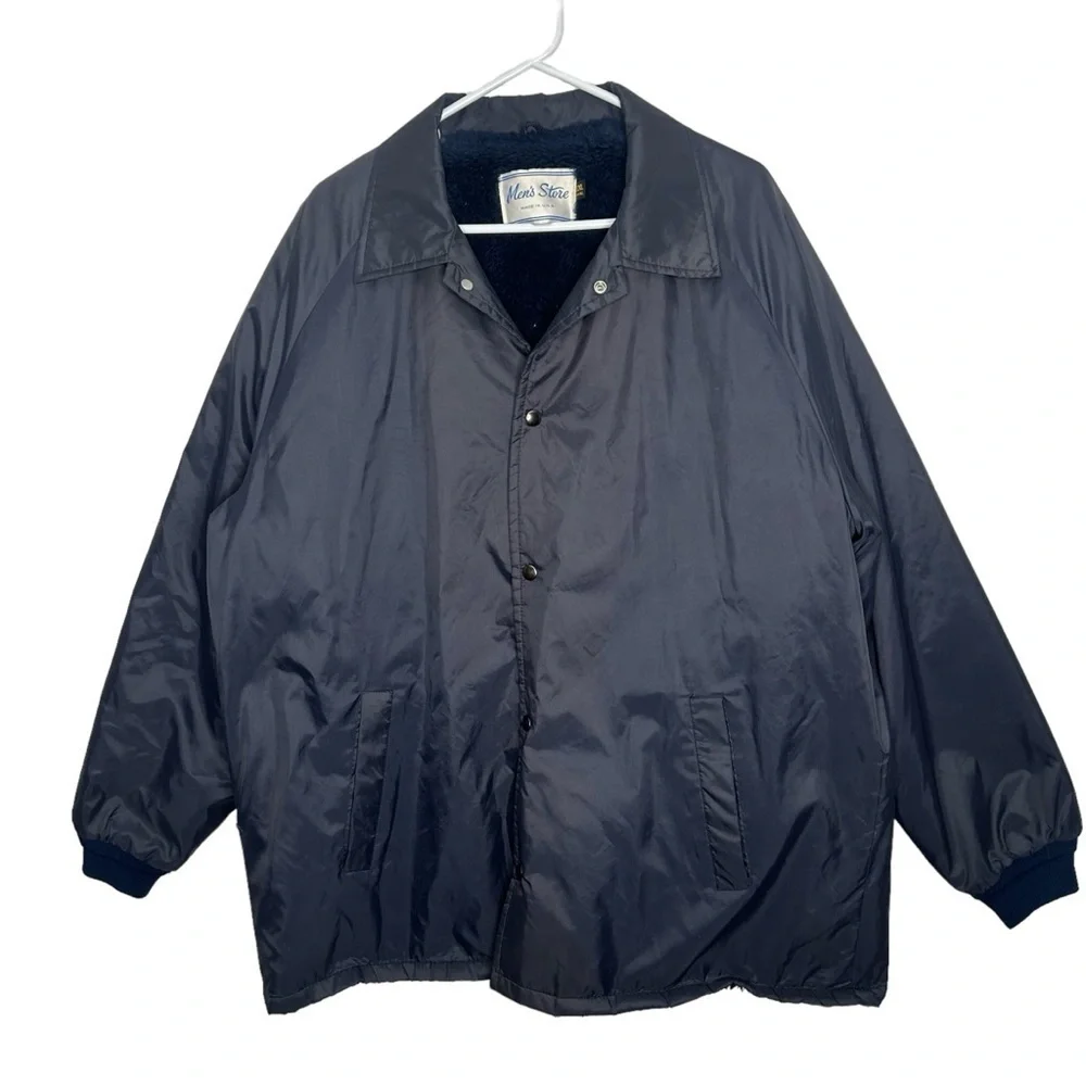 Vintage Sears Made in USA Lined Snap Button Jacket